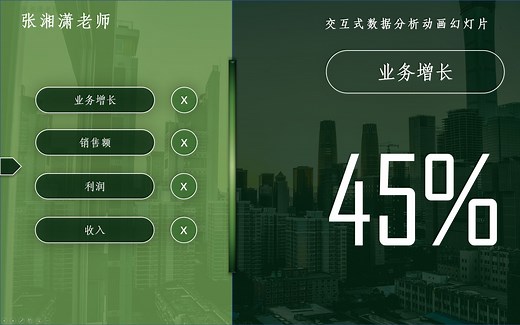 如何使用触发器功能在PowerPoint中创建交互式动画演示|不带字幕