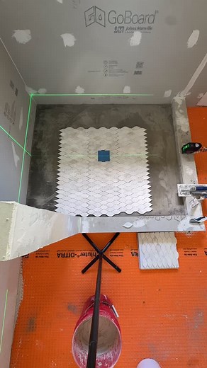 2.8K views · 27 reactions | Half way through  . . . #stpetersburg #tile #smallbusiness #tiledesign #tilebrotherhood #saintpetersburg #topnotchtile #tilestuff #bathroominspiration #bathroomremodel | Top Notch Tile & More LLC | Facebook