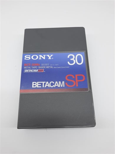 Ongebruikte Sony Betacam SP Video Cassette Metal Tape Bct-30ma - Etsy UK