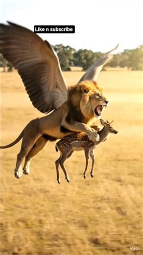 10 Million Views | Giant Male Lion Carrying a Deer in the Air | Unbelievable Kenya Wildlife Scene