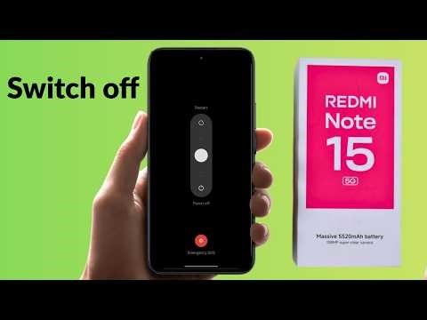 redmi note 15 5g switch off kaise kare /how to power off redmi note 15 pro 5g/redmi note 15 pro plus
