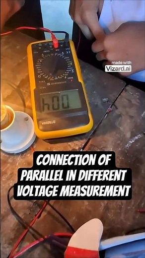 how to connect parallel circuits in different voltage measurement systems