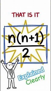 Why n(n+1)/2 Is the Sum of First n Natural Numbers #shorts
