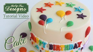 Balloons are great for any celebration cakes so see how easy it is to make as many as you need for any size cake using our food safe silicone mould.#cakedecorating | Katy Sue Cake Decorating