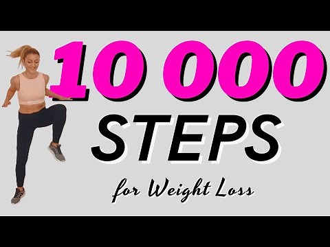 🔥10 000 STEPS WORKOUT🔥STEADY STATE WALKING for Calorie Burn and Weight Loss🔥Medium Intensity Cardio🔥