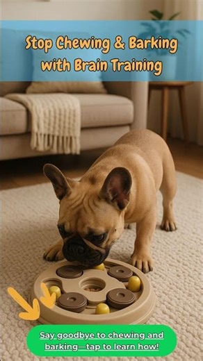 Stop Chewing & Barking with Brain Training
