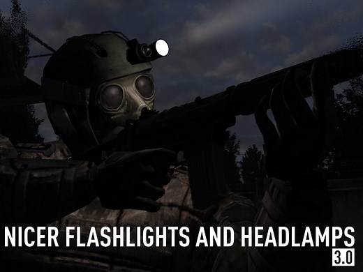 Nicer Flashlights and Headlamps v3.0 addon - S.T.A.L.K.E.R. Anomaly mod for S.T.A.L.K.E.R.: Call of Pripyat
