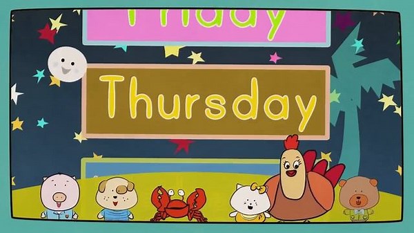 Days of the Week Song _ The Singing Walrus