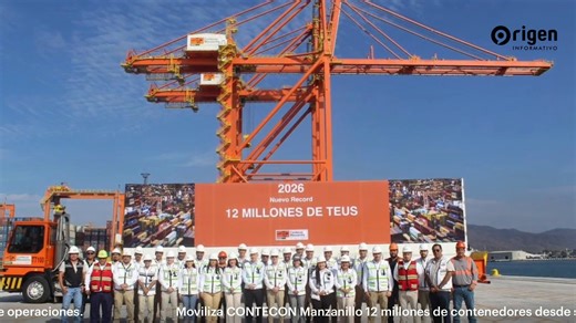 Moviliza CONTECON Manzanillo 12 millones de contenedores desde su inicio de operaciones. | Origen Informativo
