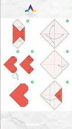 Origami de Corazón: Crea tu propio corazón de papel con este tutorial paso a paso