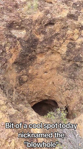 Exploring the Blowhole at the Cattle Station