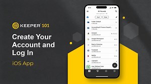 Keeper 101 - Create Your Account and Log In (iOS)