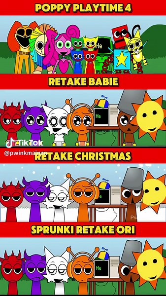 Sprunki Gameplay: Poppy Playtime 4 and Retake Mix