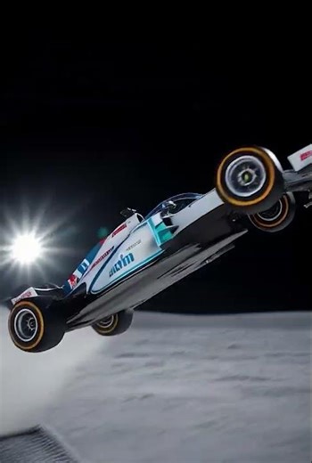 Formula one on moon