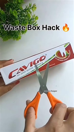 DIY Desk Organizer Using Waste Box | Easy Pen Holder Craft #shorts #craft #diy #art