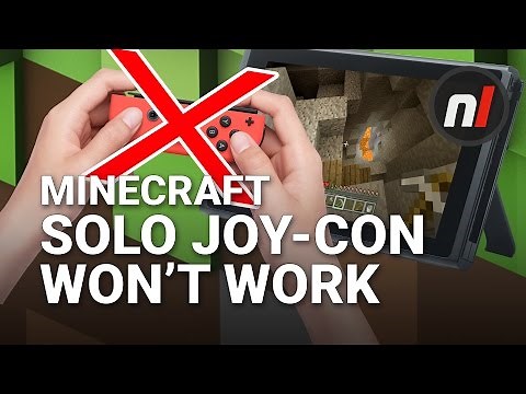 Sideways Joy-Con Doesn't Work in Minecraft on Switch, But is That a Problem? | Soapbox