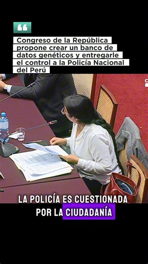 #Alerta ‼️ ¿Le darías tu ADN a la PNP? Con 14 votos a favor, 7 en contra (entre ellos mi voto) y 1 abstención en la Com de Constitución sea prueba un dictamen para crear un banco de datos de perfiles genéticos, todo en responsabilidad de la PNP. Excluyen en todo al Ministerio Público, sin tomar en cuenta la experiencia del IML. Le quiere dar a la PNP el control de perfiles genéticos dicen para perseguir el crimen pero no hacen distingo de los delitos, incluyen a víctimas y no sentenciados. La PN