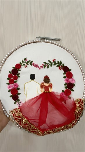 Embroidery loop #shorts #embroidery design #loop