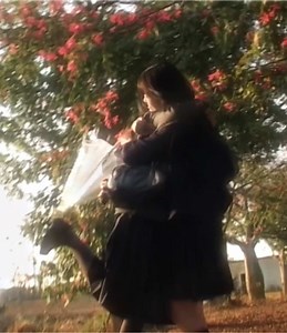 Japan School Vibes: Two Girls in Nature