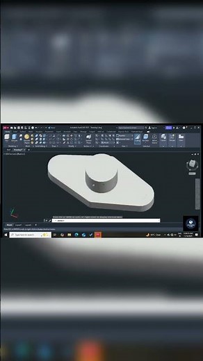 AutoCAD 3D Modeling Tutorial | Threaded Flange Full Explained