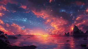 Animated Colorful Sunset Over River Clouds: стоковое видео (без лицензионных платежей), 3478386063 | Shutterstock