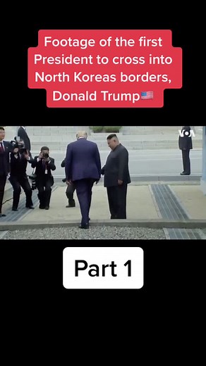 President Trump set a huge milestone when he stood on North Korea soil🇺🇸 #fyp #foryou #foryoupage #trump #trump2024 #maga #usa #northkorea #🇺🇸