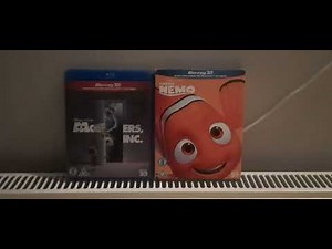 Monsters, Inc. and Finding Nemo (UK) Blu-ray 3D Unboxing