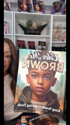 Color Me Brown: King Inside Edition Coloring Book