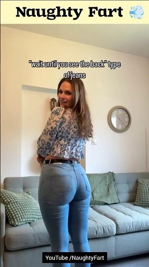 Girl's Jeans Style and funny fart 💨💨🤣😂😁 #funny #fart #farted #foryou