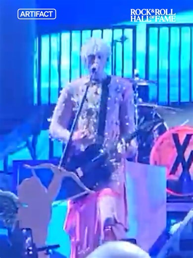 Machine Gun Kelly Outfit, 2022 | Rapper-turned-rocker @mgk wore this outfit at the Bud Light Super Bowl Music Festival in Los Angeles, California, on February 10, 2022. Co-headlining the event with @halsey, MGK performed such hits as “I Think I’m OKAY” and “bloody valentine” as well as a cover of Paramore’s “Misery Business.” MGK said, “As far as I’m concerned, I don’t really care anymore what people think about me. I’m just going to be me.” Outfit Design by @ashtonmichaelatelier