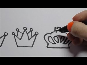 Koningsdag Kroon leren tekenen! (In stappen)