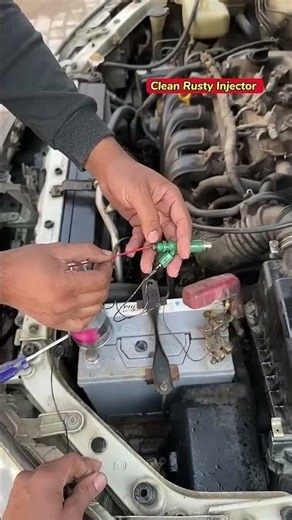 Best way to wash fuel injector#shortsvideo#car #like