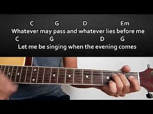 10,000 Reasons-Matt Redman/Acoustic Guitar Tutorial With Chords and Lyrics
