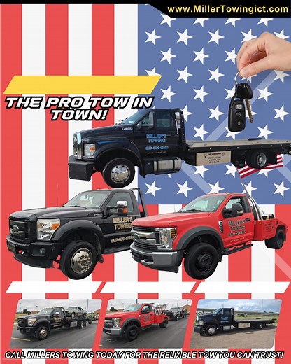 You know who to call for Quality & Trusted Towing! Miller's Towing & Recovery is your go to solution for all your towing needs! | Miller's Towing & Recovery