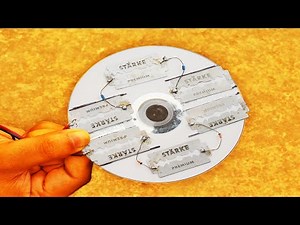 how to make solar panel using cd flat - free energy with blades