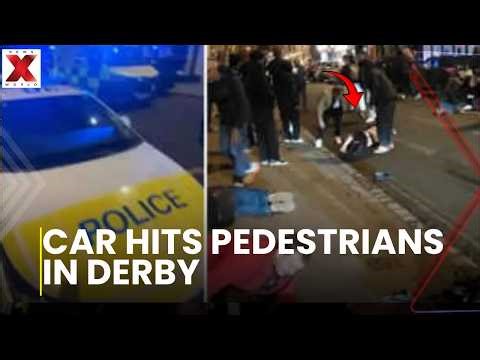UK Car Accident: Car Hits Pedestrians In Derby Suspect Arrested | NewsX World