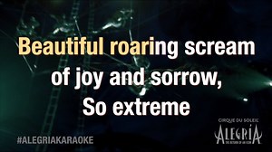 Sing it, share it for a special Alegria by Cirque du Soleil edition of #TuesdayTunesday! Belt along with this karaoke version and upload yours with #AlegriaKaraoke to be featured in our fan video. | Cirque du Soleil