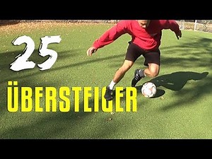 25 Übersteiger Variationen in einer Minute! - Fußball Tricks
