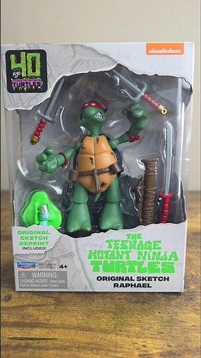 Raphael TMNT Original Sketch Edition #tmnt #actionfigures #unboxing