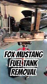 7 QUICK Steps to Remove Your 1985-1993 Mustang Gas Tank FAST (DIY Hacks!) #shorts