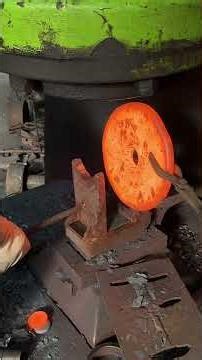 Inside the forging factory The 2-Step Process: Upsetting & Punching Explained. #forge #machine