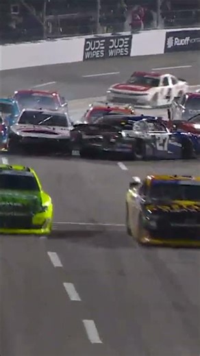 That's just short track racin' #nascar