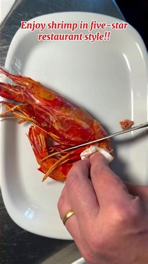 Enjoy shrimp in five-star restaurant style!! #bestfood #shrimp #restaurant