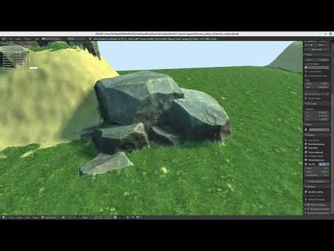 realtime objects/terrain blending shader in upbge 0.2.5 (ver_1.1)