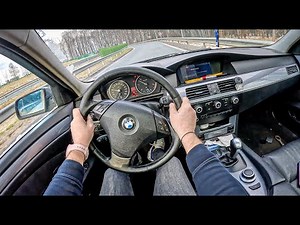2007 BMW 5 E61[520d 163HP] |0-100| POV Test Drive #1581 Joe Black