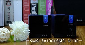 Watch SMSL SA100 amplifier and SMSL M100 DAC on Amazon Live