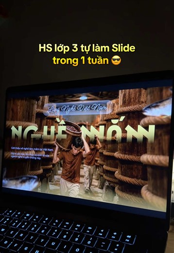Mẫu Slide làng nghề truyền thống: Nghề Mắm #flashslide #powerpoint #tutorial #morph #canva