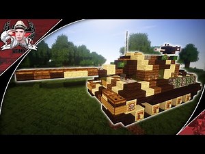Minecraft: WW2 Panzerjäger Tiger Ausf. B "Jagdtiger" | Heavy Tank Destroyer Tutorial