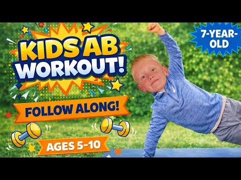 Kids Ab Workout at Home | Fun Follow-Along Exercises for Kids