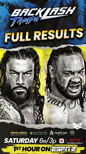 WWE Backlash 2026 Full results #WWE #Backlash2026 #MatchRealm #RealmEmpire #Shorts